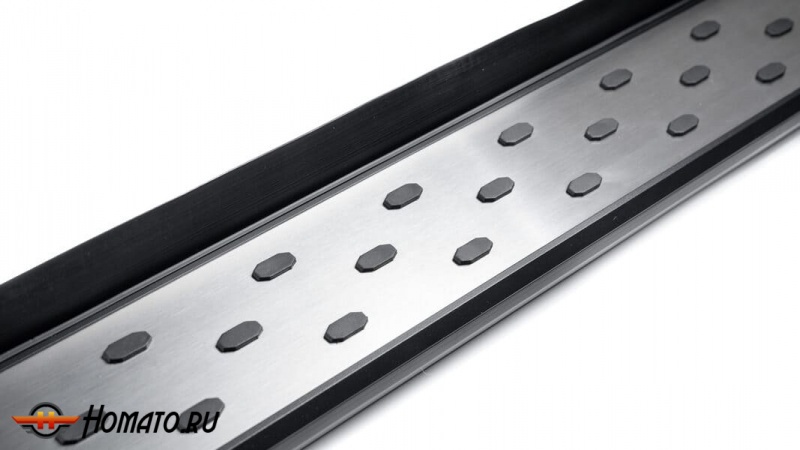 Пороги подножки Geely Emgrand X7 | алюминиевые или нержавеющие