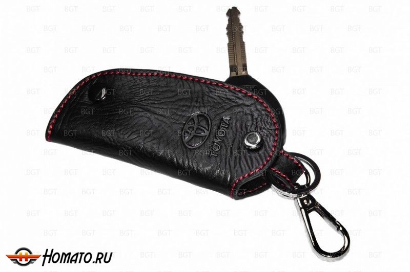 Брелок «кожаный чехол» для ключа Toyota: Rav 4, Auris, Hilux