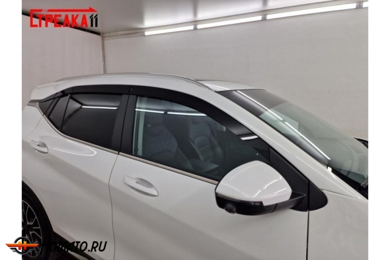 Дефлекторы Jetour X50 2025+ | из 6 частей, премиум, плоские, 2D