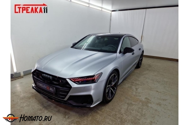 Дефлекторы Audi A7 / S7 (C8/4K) 2018+ | из 4 частей, премиум, плоские, 2D