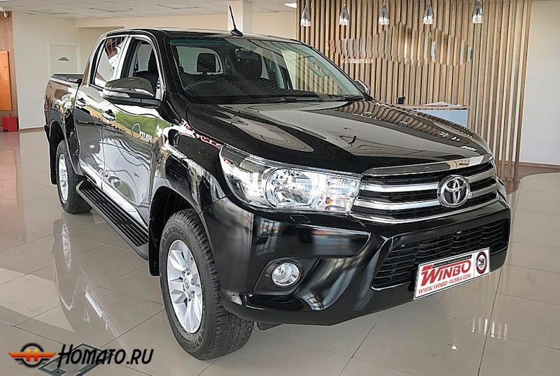 Пороги OEM-style на Toyota Hilux 2015+
