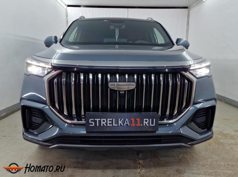 Накладки на фары для Geely Okavango 2023+ | 2 штуки, декор