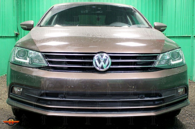 Защита радиатора для Volkswagen Jetta 6 (2014+) рестайл | Стандарт