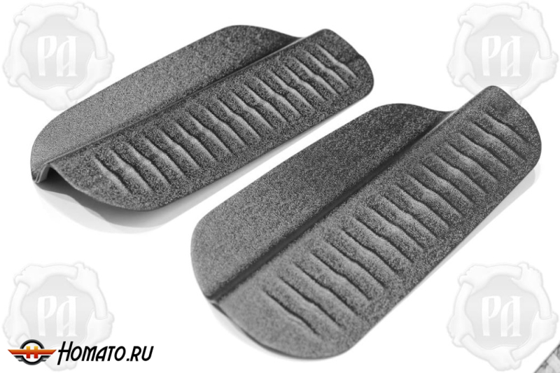 Накладки на пороги задних арок Форд Фокус 3 2011-2020 | шагрень