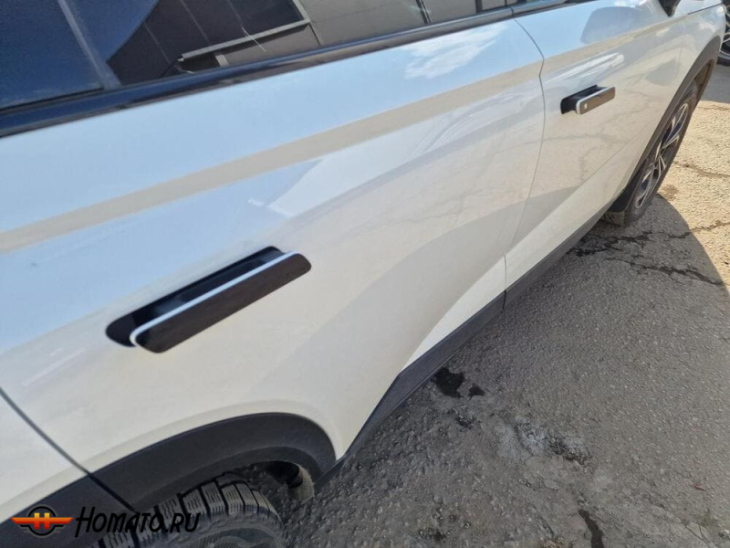 Накладки на ручки дверей для Haval F7x 2 2024+ | 4 штуки, декор