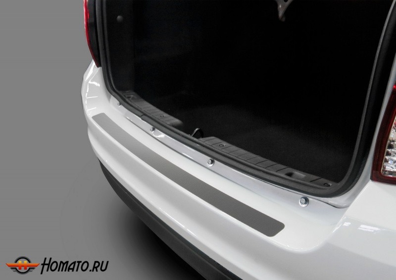 Накладка на задний бампер для Lada Granta седан 2011+/2018+ | нержавейка, Rival
