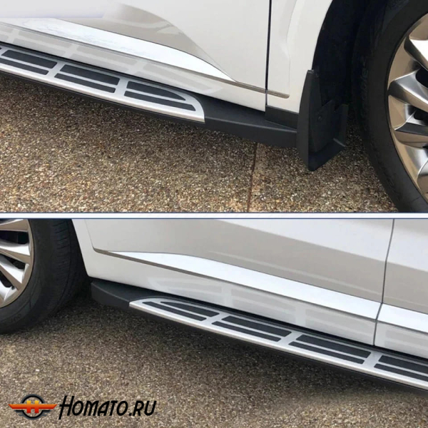 Пороги OEM для Hyundai Palisade 2 (LX3) 2025+ | версия 2