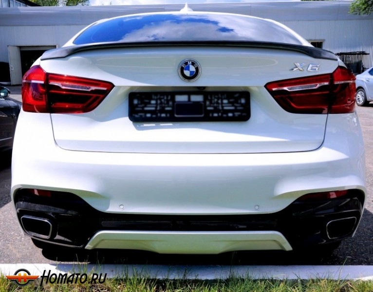 Лип-спойлер M-style для BMW X6 F16 (2014-2019)