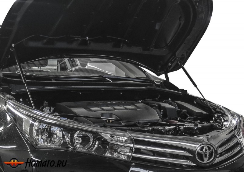 Упоры капота для Toyota Corolla E160 2012-2016 2016-2018 | 2 штуки, АвтоУПОР