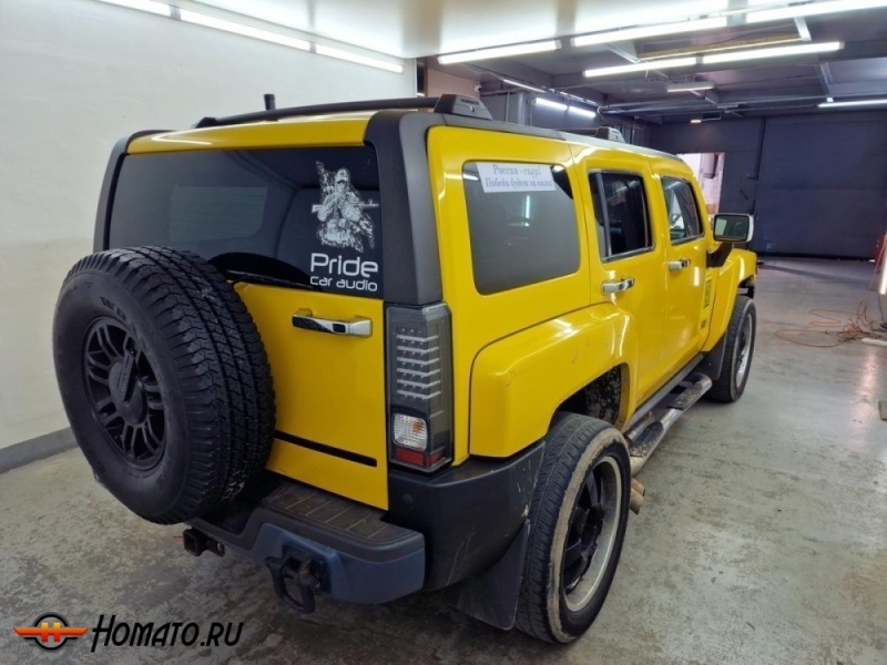 Накладка на крышку багажника для Хаммер Н3 | декор