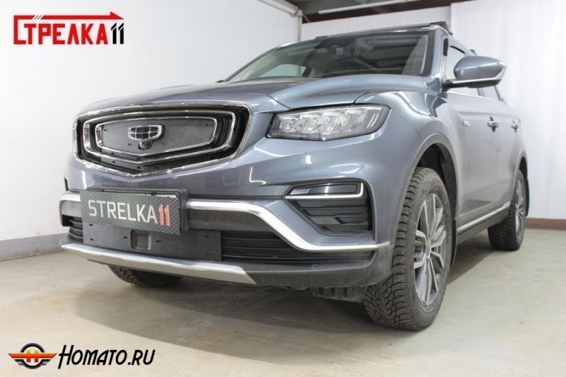 Зимняя защита радиатора Belgee X70 | на стяжках