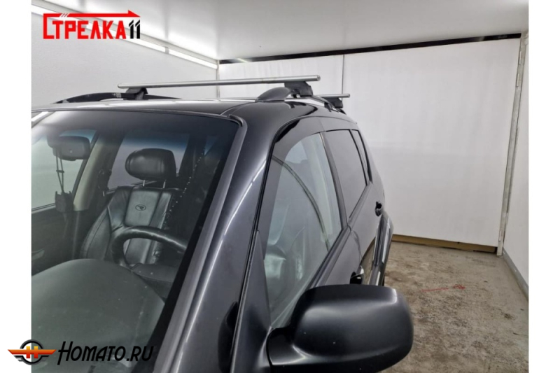 Дефлекторы SsangYong Rexton 1 2003-2007 | из 6 частей, премиум, плоские, 2D