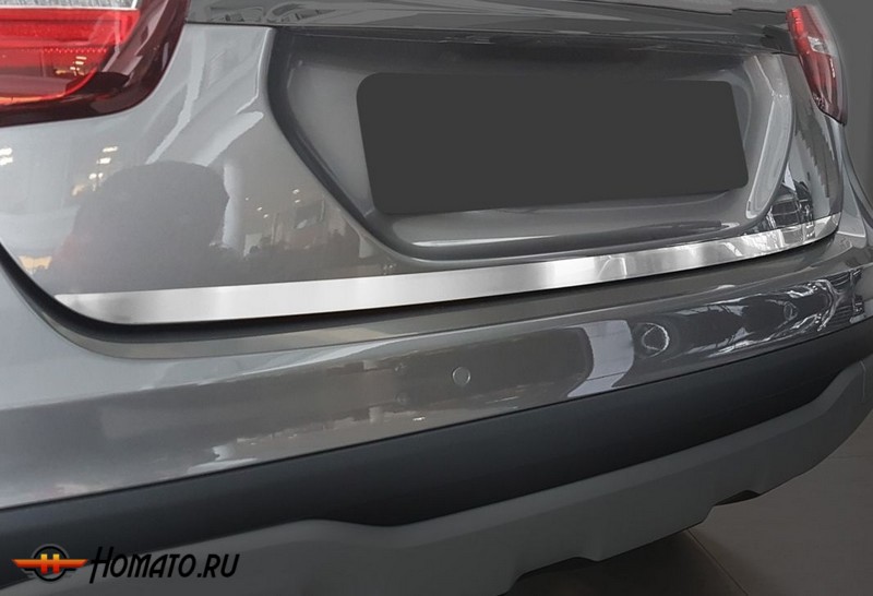 Накладка на кромку крышки багажника для Honda CR-V 4 (2012-2014) | матовая нержавейка