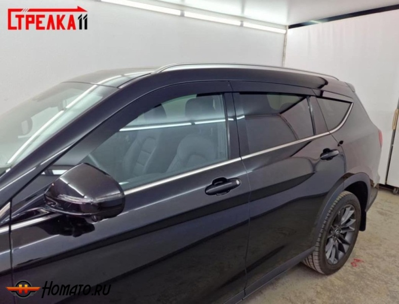 Дефлекторы Dongfeng DFSK ix7 | премиум, плоские, 2D