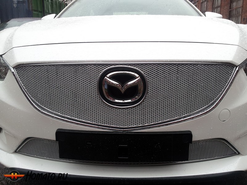 Защита радиатора для Mazda 6 GJ (2015+) рестайл | Премиум