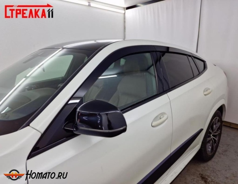 Дефлекторы BMW X6 G06 2019+ | из 6 частей, премиум, плоские, 2D