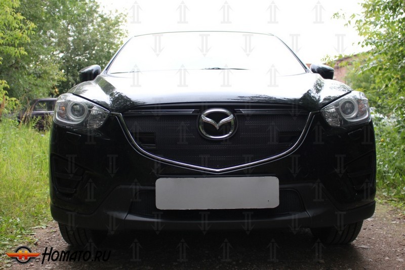 Защита радиатора для Mazda CX-5 (2015-2017) рестайл | Стандарт