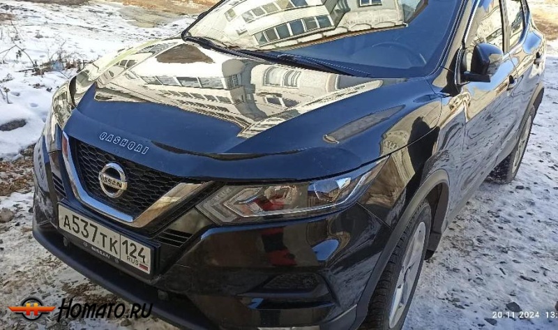 Дефлектор капота мухобойка NISSAN QASHQAI (2019-)