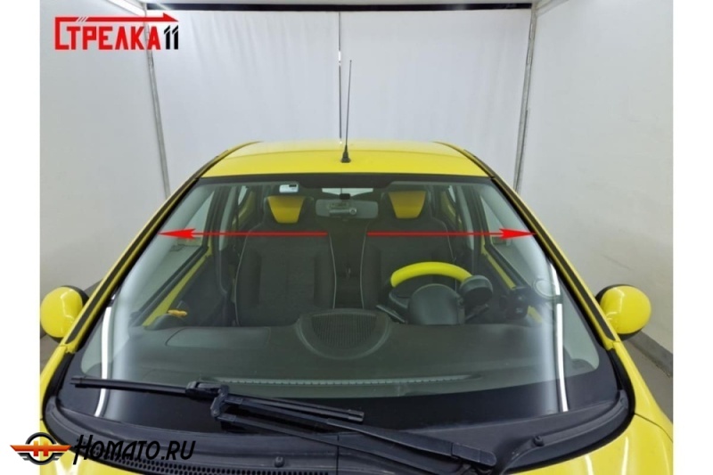 Премиум водостоки дефлекторы лобового стекла Пежо 107 2005-2015