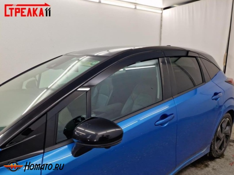 Дефлекторы Nissan Aura 2021+/2024+ | из 8 частей, премиум, плоские, 2D