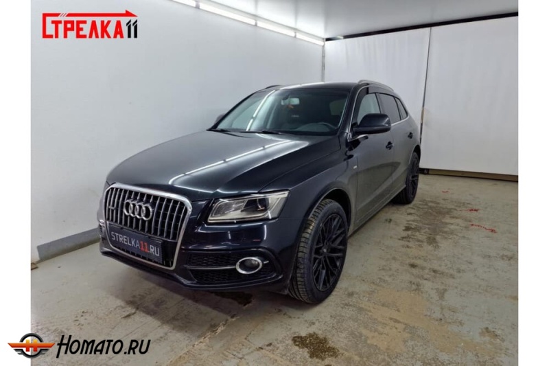 Дефлекторы Audi Q5 (8R) 2008-2016 | премиум, плоские, 2D