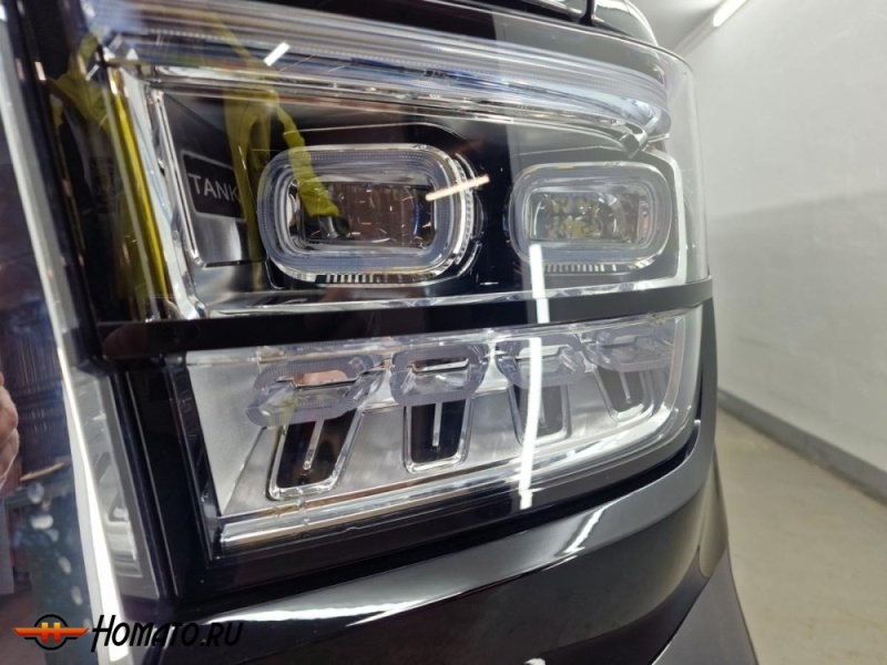 Накладки на фары для Танк 500 | 2 штуки, декор