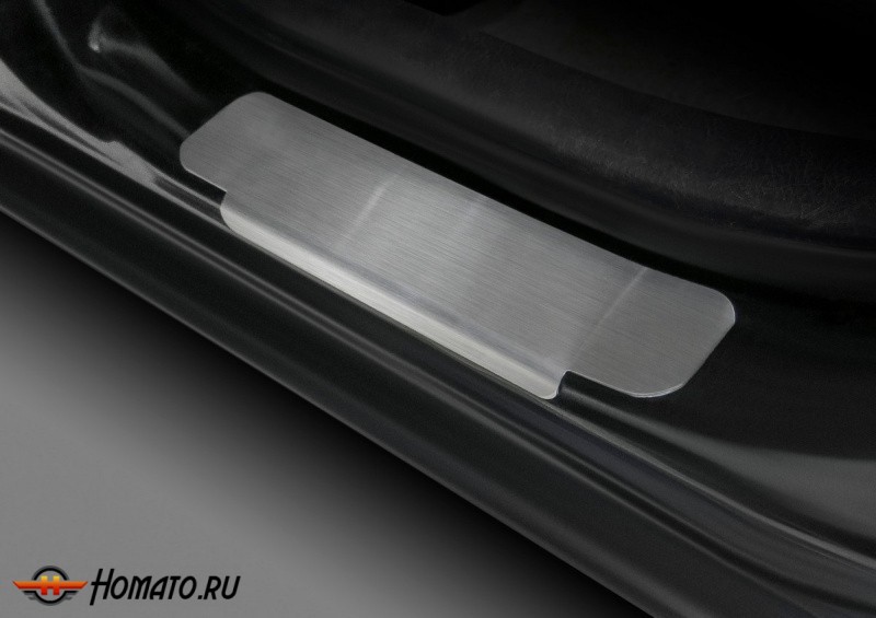 Накладки на пороги для Toyota RAV 4 2007-2011 | нержавейка, Rival