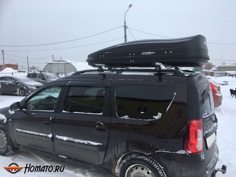 Автобокс MaxBox PRO 520 л | 196x80x43 см, двусторонний