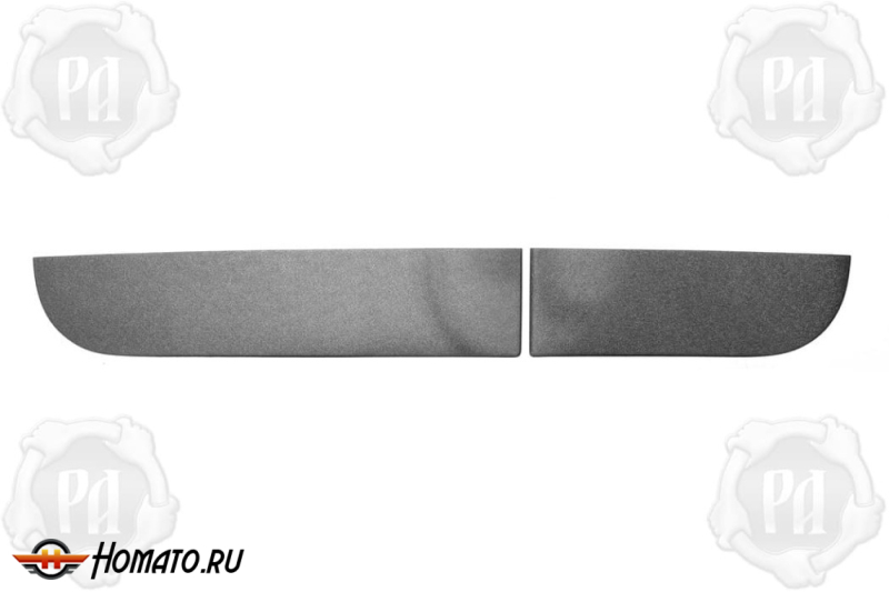 Молдинги на задние распашные двери для Лада Ларгус 2012+/2021+ | широкие