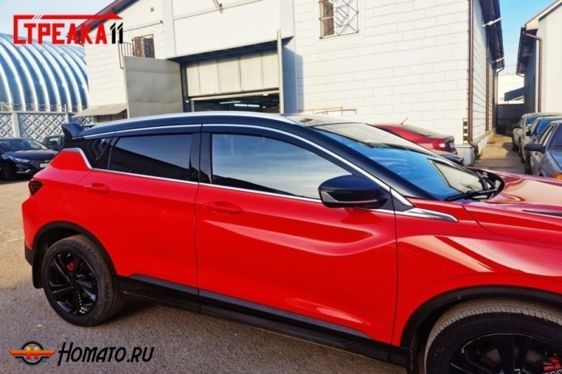 Дефлекторы Belgee X50+ 2026+ | премиум, плоские, 2D