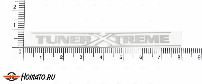 Шильд "TunerXtrme" Универсальный, Самоклеящийся, 1 шт. «80mm*8mm»