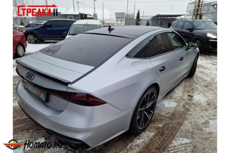 Дефлекторы Audi A7 / S7 (C8/4K) 2018+ | из 4 частей, премиум, плоские, 2D