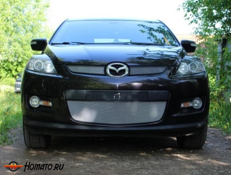 Защита радиатора для Mazda CX-7 (2006-2009) дорестайл | Стандарт