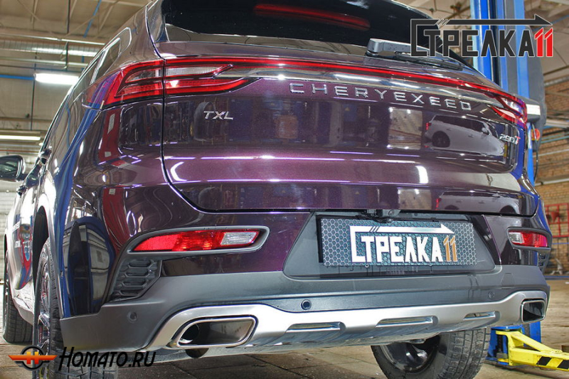 Защита задней камеры EXEED TXL 2020+