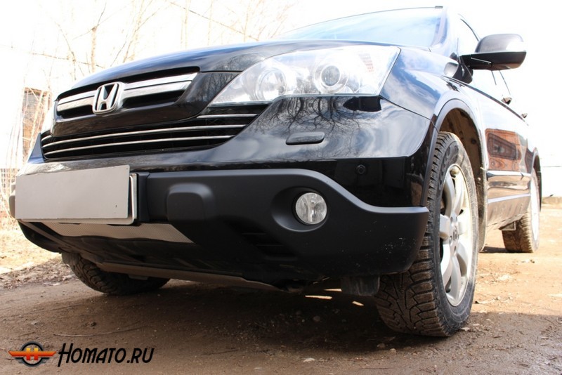 Защита радиатора для Honda CR-V 3 (2007-2009) дорестайл | Стандарт