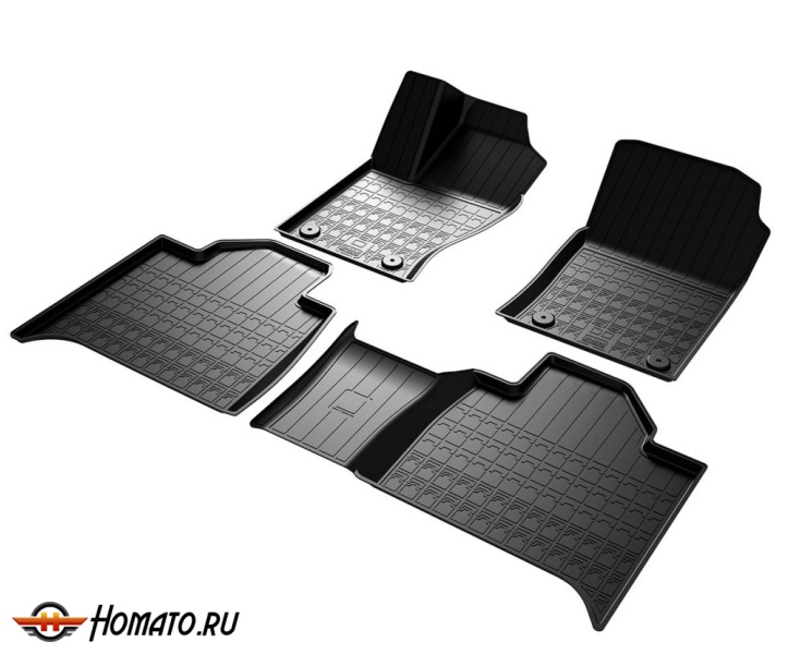 Коврики Tank 400 | полиуретановые, черные, Norplast