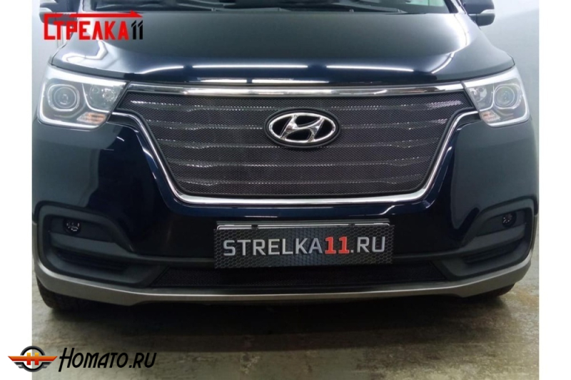Защита радиатора для Hyundai H1 (2018-2022) рестайл | Стандарт