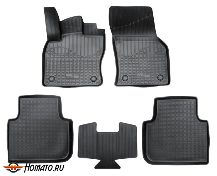 Коврики Volkswagen Tayron / Tayron X | полиуретановые, черные, Norplast