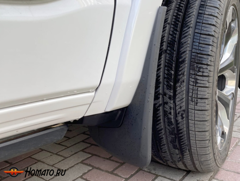 Брызговики OEM для RAM 1500 (DT) 2018-2025 дорестайл | с штатными расширителями | комплект: передние+задние