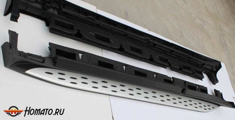 Пороги ОЕМ для Mercedes GLS-class (X166) 2015-2019