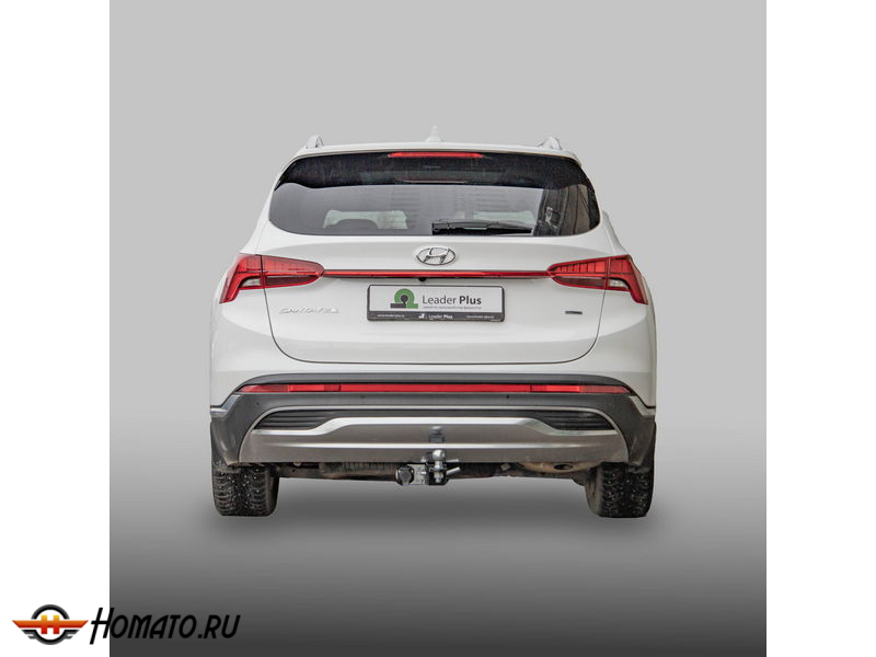Фаркоп HYUNDAI SANTA FE 4 (TM) 2020-2024 рестайлинг | шар E - под квадрат - быстросъемный | Лидер Плюс | K132-E