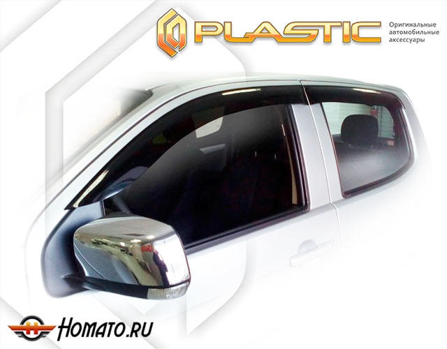 Дефлекторы ветровики Isuzu D-MAX Double Cab 2013-2021 (RT85)
