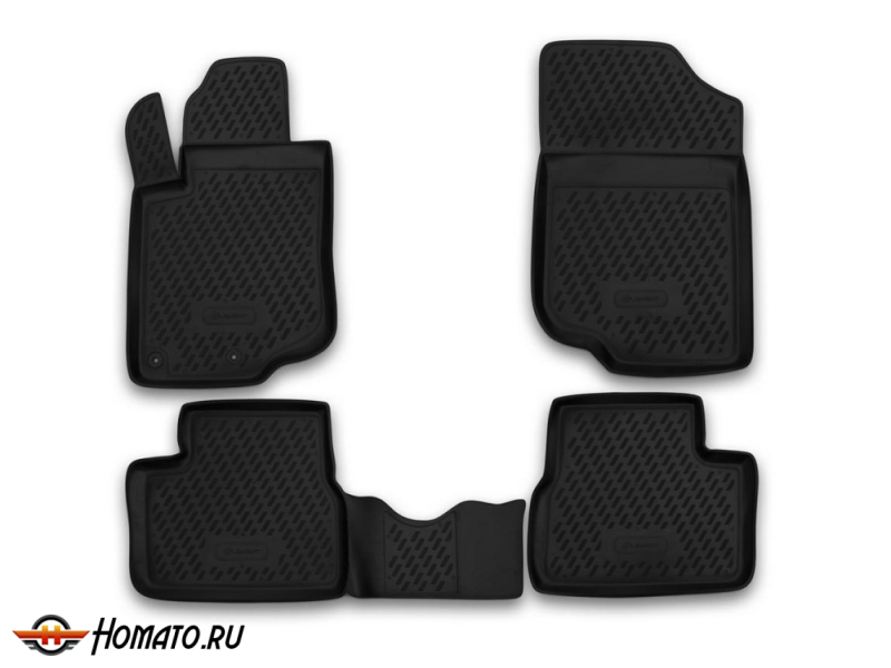 Коврики 3D в салон PEUGEOT 207 2006+ универсал (полиуретан)