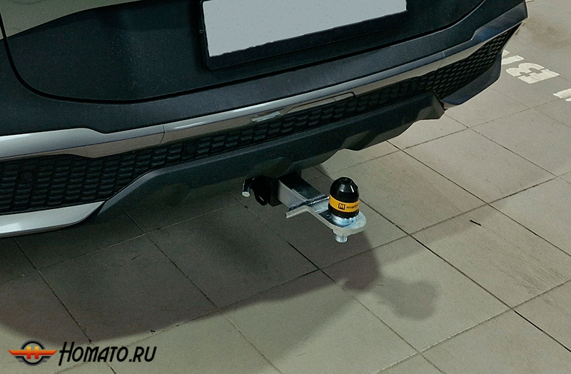 Фаркоп Hyundai Tucson 2021- | шар E - быстросъемный под квадрат, нагрузка 100/2000 | MOTODOR | 91014-E
