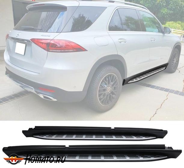 Пороги OEM для Mercedes GLE (W167) 2019+