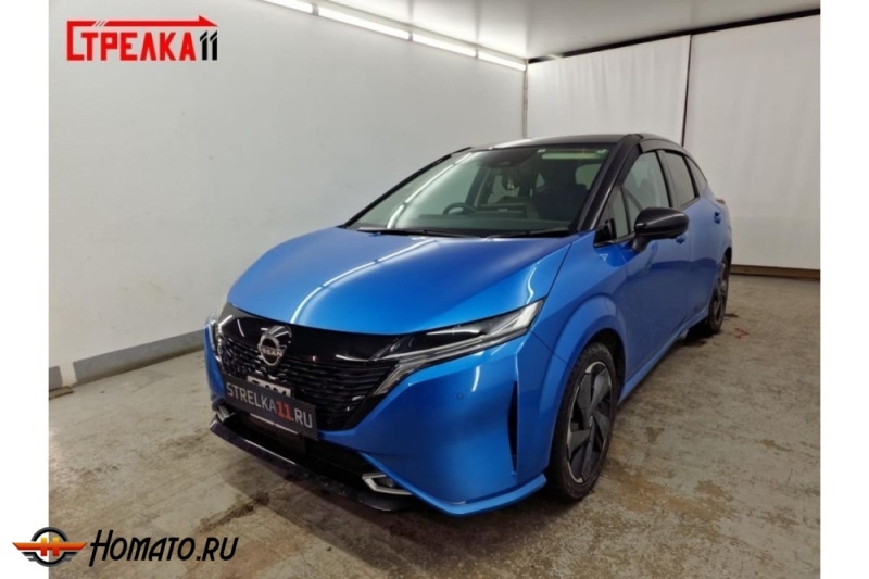 Дефлекторы Nissan Aura 2021+/2024+ | из 8 частей, премиум, плоские, 2D