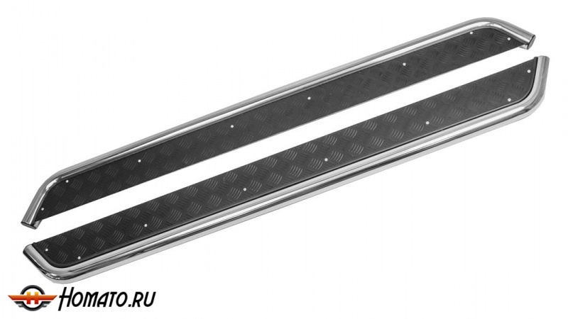 Пороги подножки Belgee X50 | алюминиевые или нержавеющие