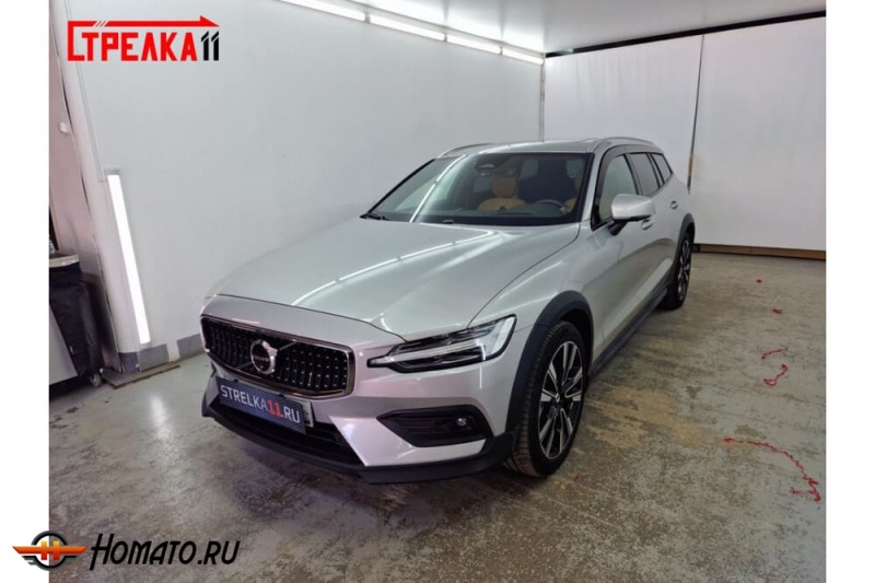 Дефлекторы Volvo V60 2018+ | из 6 частей, премиум, плоские, 2D