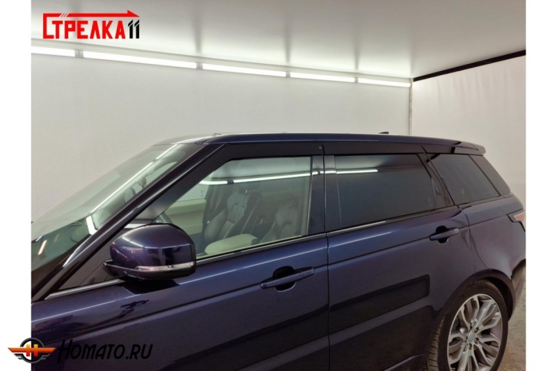 Дефлекторы Range Rover Sport 2 2013-2022 | премиум, плоские, 2D