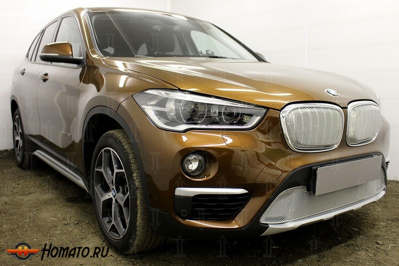 Защита радиатора для BMW X1 F48 2016+ | Премиум